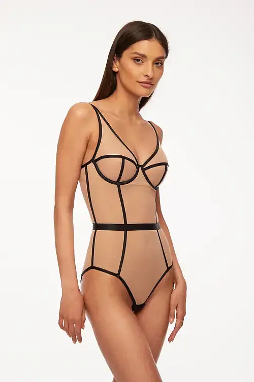 Боді Mist contour beige B-844 Kinga