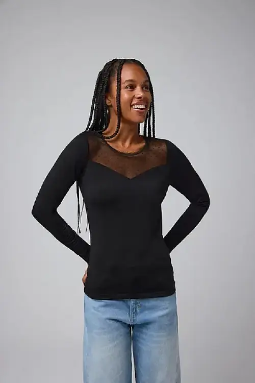 Джемпер Termal negro 70015 Ysabel Mora