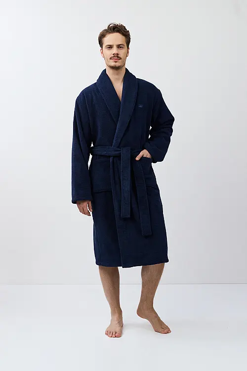 Халат Gerald bathrobe blue Aruelle