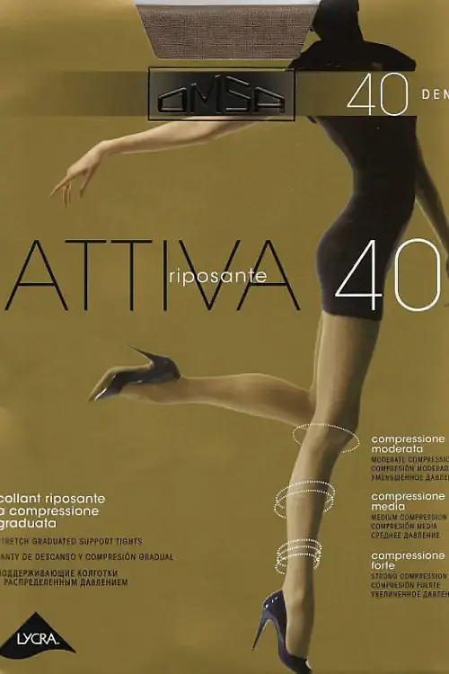 Колготки Attiva 40 fumo 269 OM OMSA