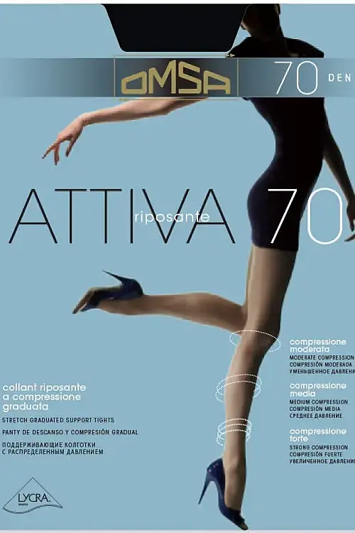 Колготки Attiva 70 caramello 005OM OMSA