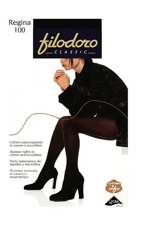 Колготки Regina 100 nero C113557CL Filodoro Италия