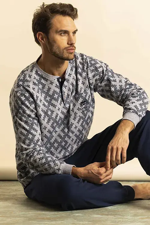 Піжама melange grey 56402 ADMAS