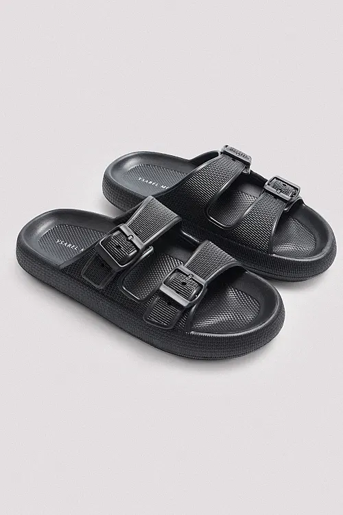Шльопанці negro 86196 Ysabel Mora