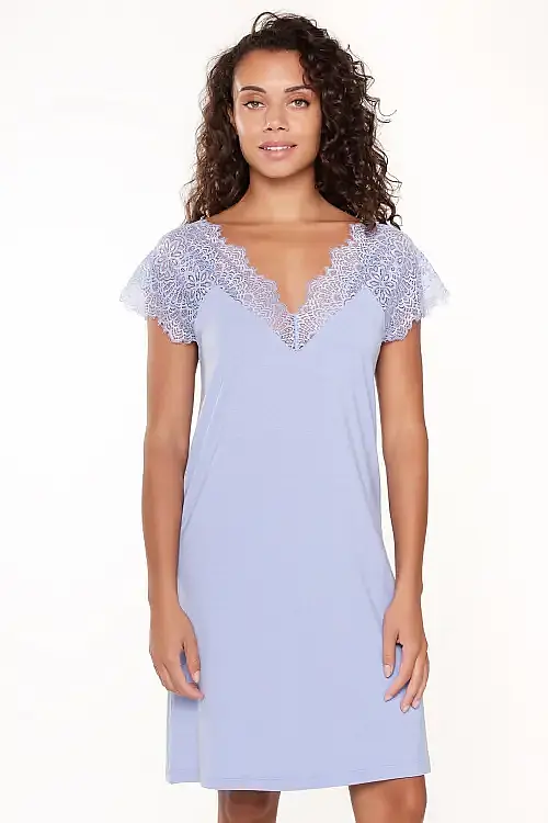 Сорочка нічна misty blue 7428PD Linga Dore