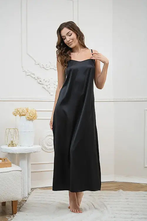 Сорочка зі штучного шовку black 1511/2 Shato